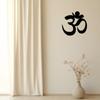 Signe de Yoga en Métal - Art Mural Inspirant, Signe Mural en Métal pour Bureau, Décoration Murale Apaisante et Inspirante
