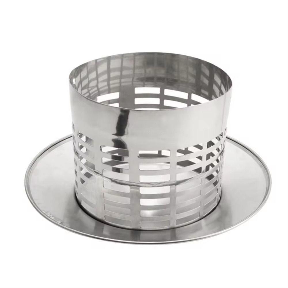 75-200mm Fireplace Chimney Caps Stainles Steel Stove Pipe Cover for Roof Rain and Bird Proof