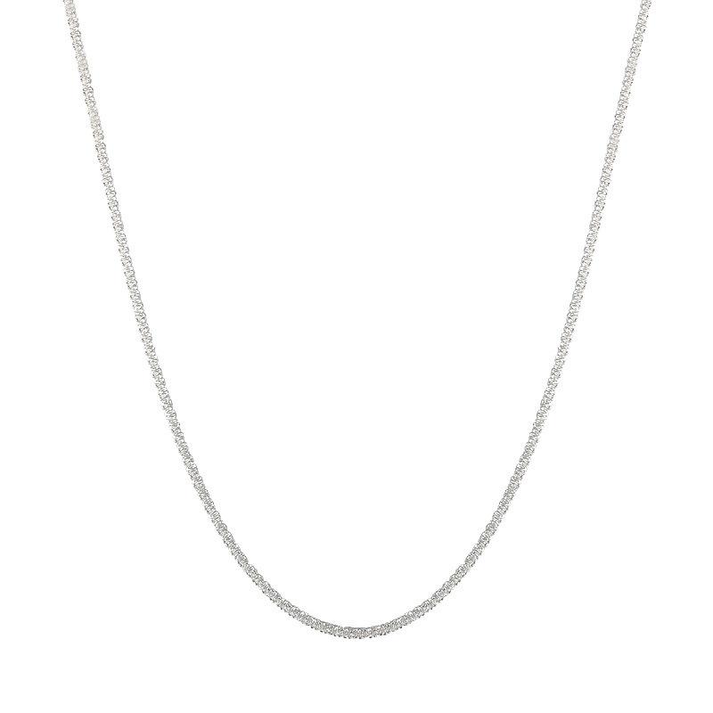 Цыганское сверкающее ожерелье женское итальянское колье цепочка на шею простая вспышка обычная цепочка многослойный дизайн