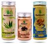 HerbtoniQ 100% Натуральный порошок алоэ вера, сушеной амлы и харада для ухода за волосами от перхоти, против пушистости, для поврежденных волос, интенсивный уход (425 Грамм)