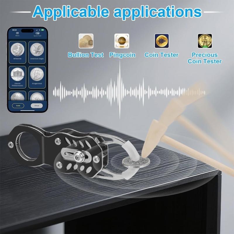 Инструмент для тестирования монет Быстрая сборка Устойчивый к коррозии металл для старинных монет