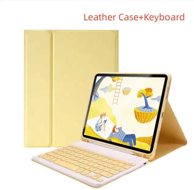 Чехол для iPad 10-го поколения с клавиатурой, 10,9 дюйма, чехлы, беспроводной Bluetooth, магнитный, кожаный, для чехла iPad 10, Funda