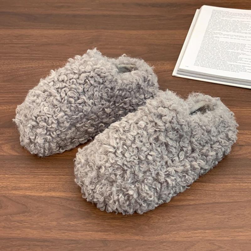 Fashion Fluffy Flats Women Slippers Designer Fashion Shoes for Woman 2025 New Winter Slingback Shoes Classical Casual Home Zapatos Mujer