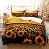 Flowers Bedding Set Colourful Flower Plant Duvet Cover Set King Queen Full Size For Kids Women Girls Polyester Comforter Cover