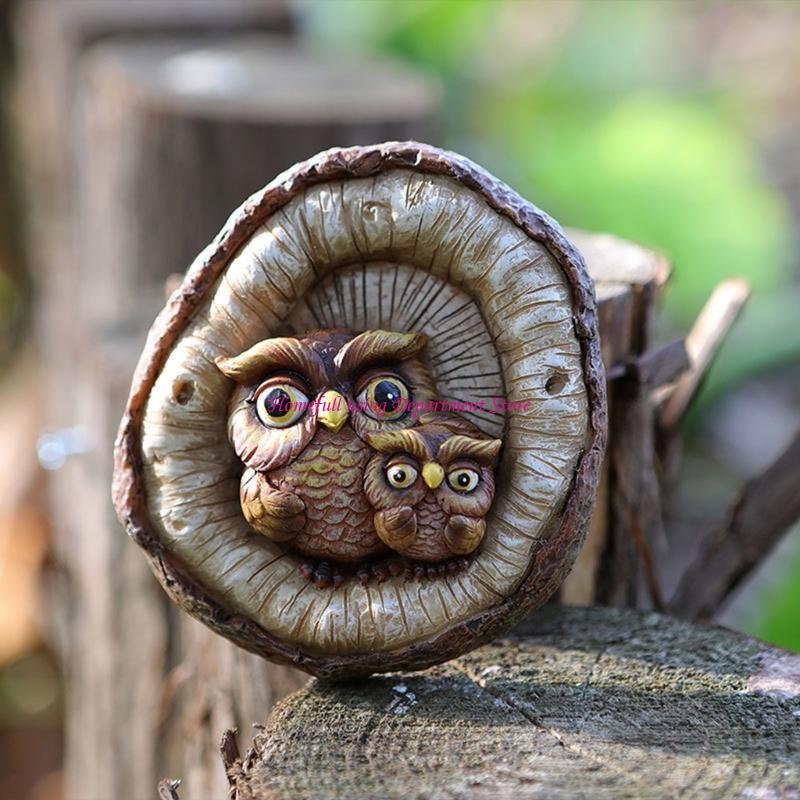  Unique Owl and Garden Gnomes Pendant for Yard Decors and Tree Hanging Ornaments