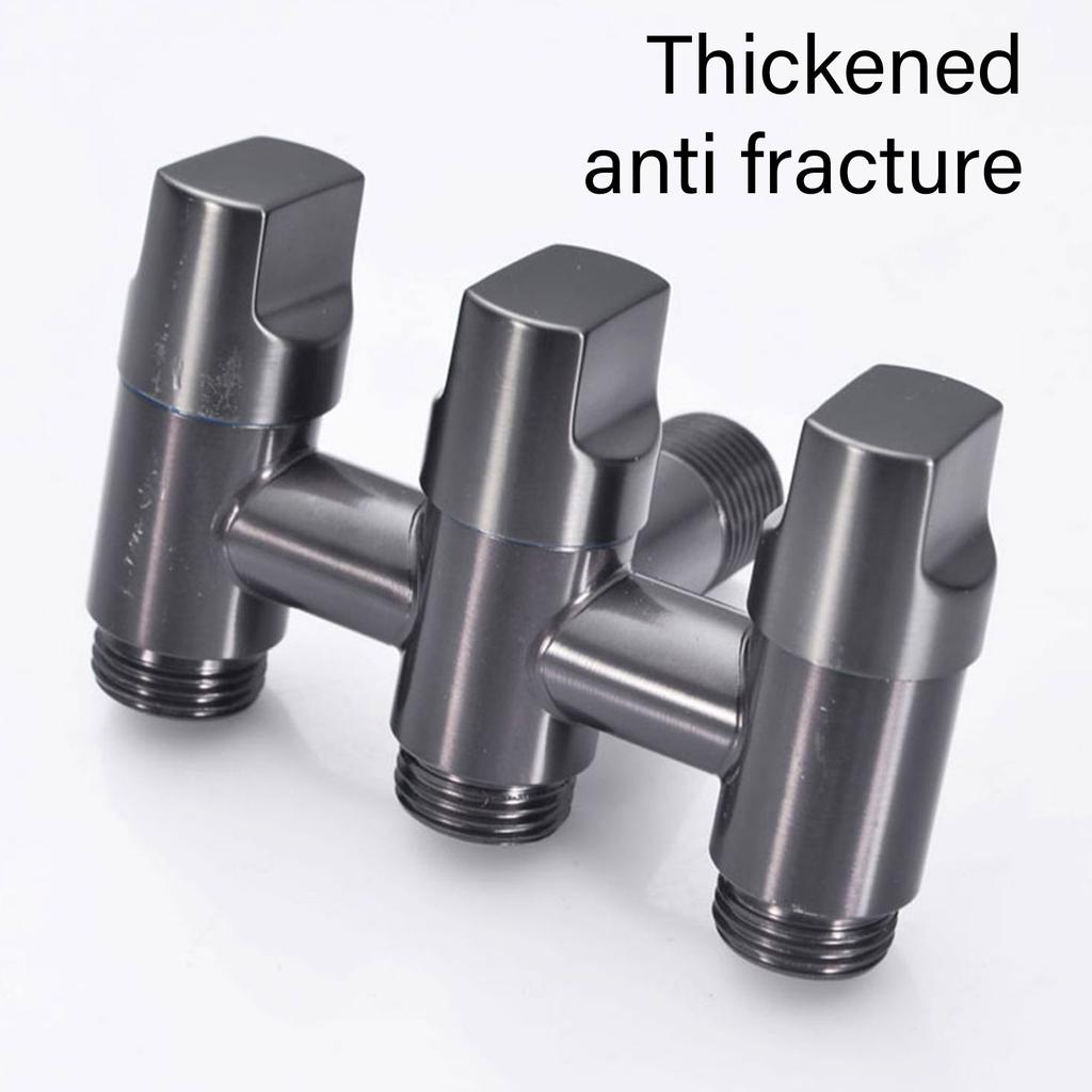 3-ходовые клапаны-переключатели воды Стальные быстросъемные разветвители Универсальные 3-ходовые распределители воды для кухни, ванной комнаты, сада