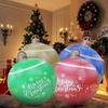 Christmas Decors Ball 24 Inch Decoration Ball Outdoor Xmas PVC Inflatable Decorated Ball For Chiristmas Party Indoor Outdoor Yard Garden Decorations