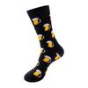 Stylish Mid-Calf Socks Men Women Animal Fruit Galaxy Print Casual Cotton