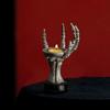 Skeleton Hand Candle Holder Mysterious Tealight Candlestick Table Centerpieces Decors for Home and Halloween Parties