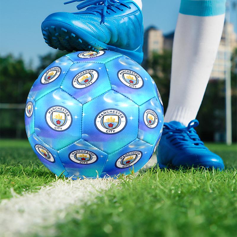 Футбольный мяч Manchester City FC, размер 5, из износостойкого ПУ, для матчевых тренировок и ежедневной практики, подарок на день рождения для футбольных фанатов