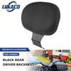For Honda Shadow VT400 VT 750 1997-2003 Motorcycle Front Driver Rider Black Backrest Pad PU Leather