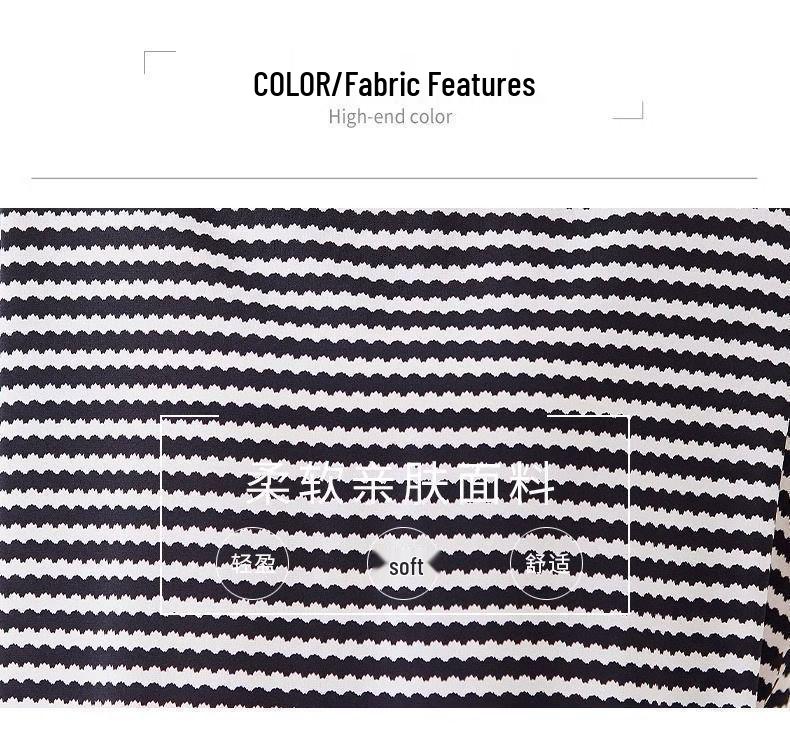 Универсальное полосатое летнее платье-рубашка большого размера, шикарное, средней длины