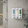 White Black Shampoo Dispenser Plastic Body Wash Dispenser Conditioner Dispenser  Home Hotel