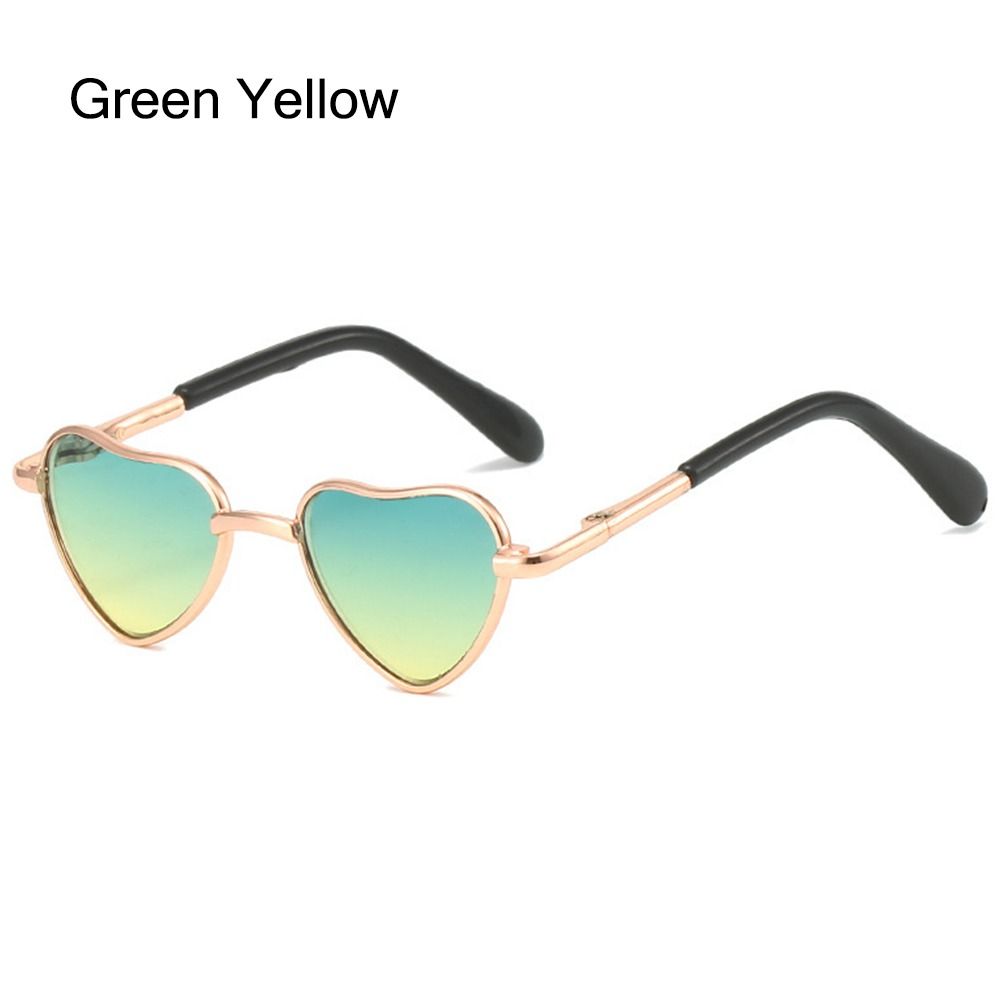 Party Pet Glasses Heart-Shaped Cosplay Eyeglasses Hippie Cat Dog Sunglasses