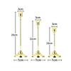 European Style Exquisite Metal Candlestick Elegant Rustproof Candle Stand for Wedding Table Home Dinner Decor