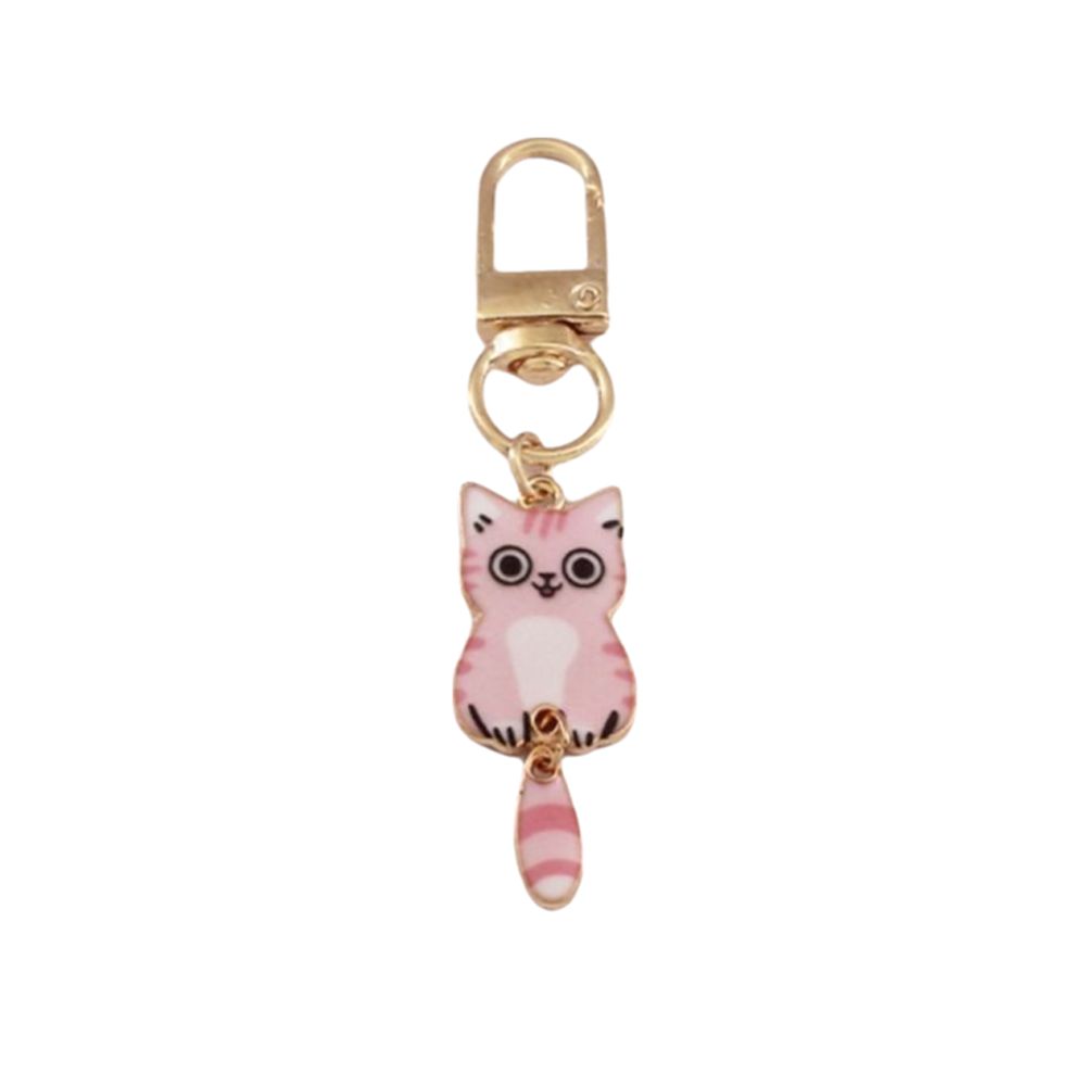 Cat Small Pendant Metal Bag Decoration Cute Key Chains Gift