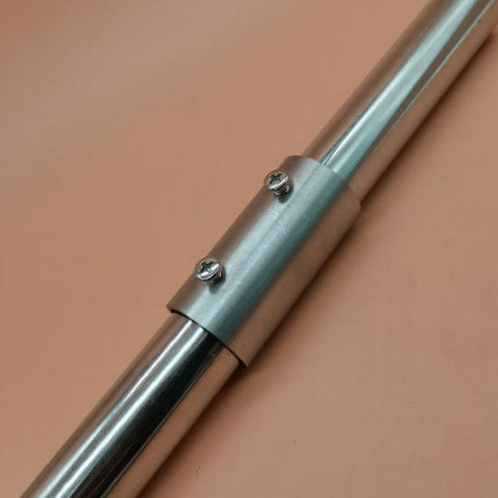 Stainless Steel 25mm Six-Point Pipe Connector for Galvanized and Iron Pipes