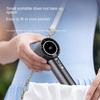 100-Speed Mini Handheld Turbo Fan Type-C Rechargeable Outdoor Portable Fan  Camping