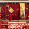Celebrity Engagement Banquet Decoration Set - High-End Hotel Table and Home Decorative Supplies