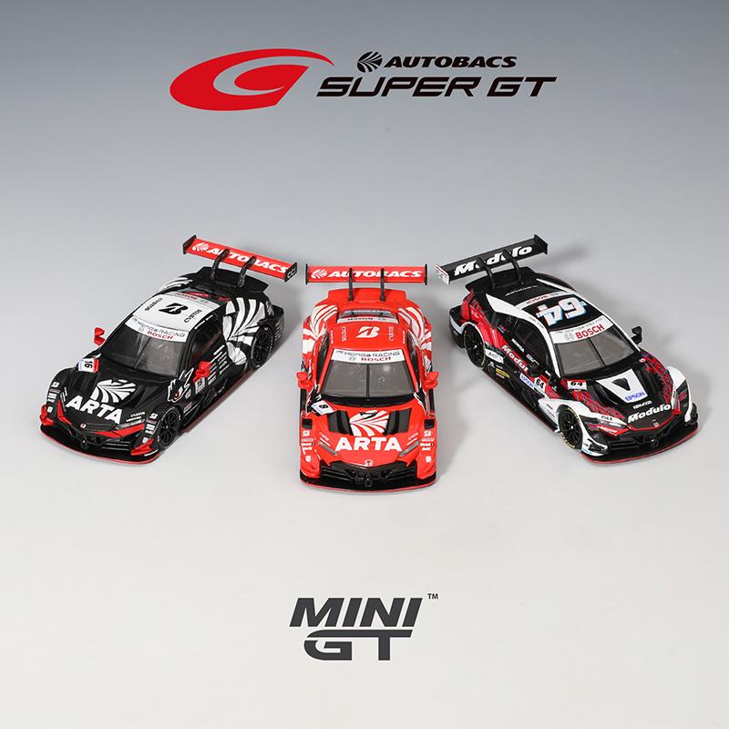 UBSB9 MINIGT In Stock 1:64 Honda NSX GT Type S GT500 #8 #16 #64 Diecast Car Model Collection Toys 786 787 992