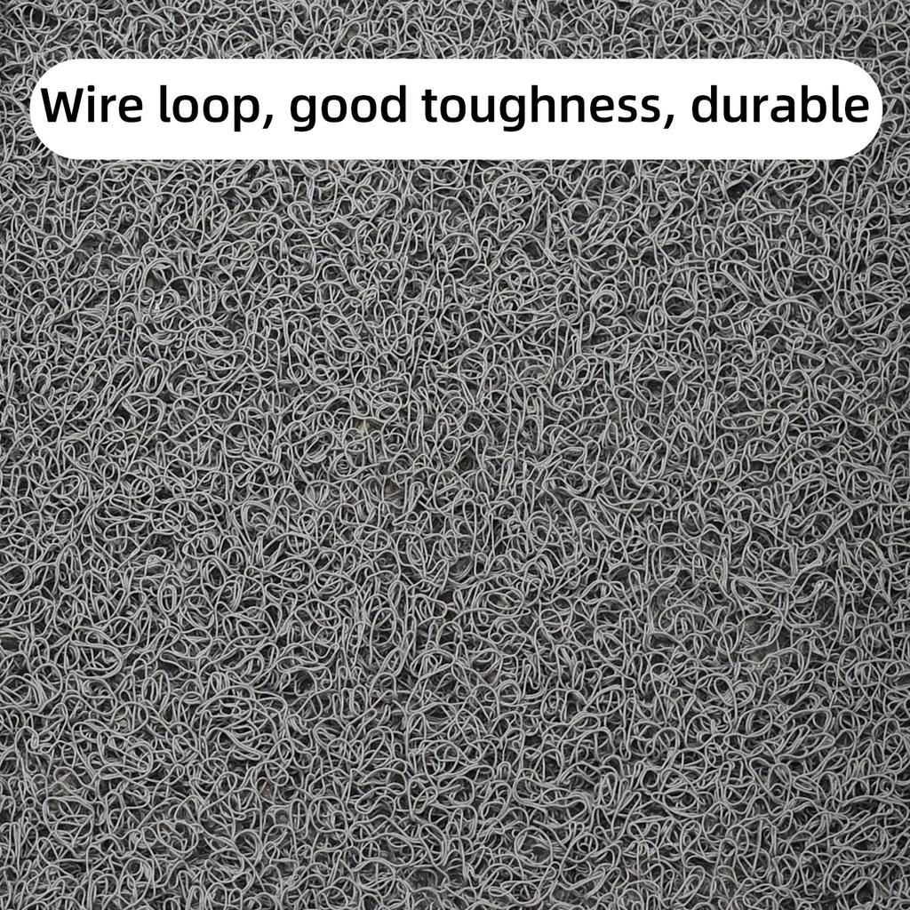 Нескользящая резиновая подложка, прочный коврик для входной двери, нескользящая резиновая подложка, прочный коврик для входной двери, материал ПВХ, ручная стирка