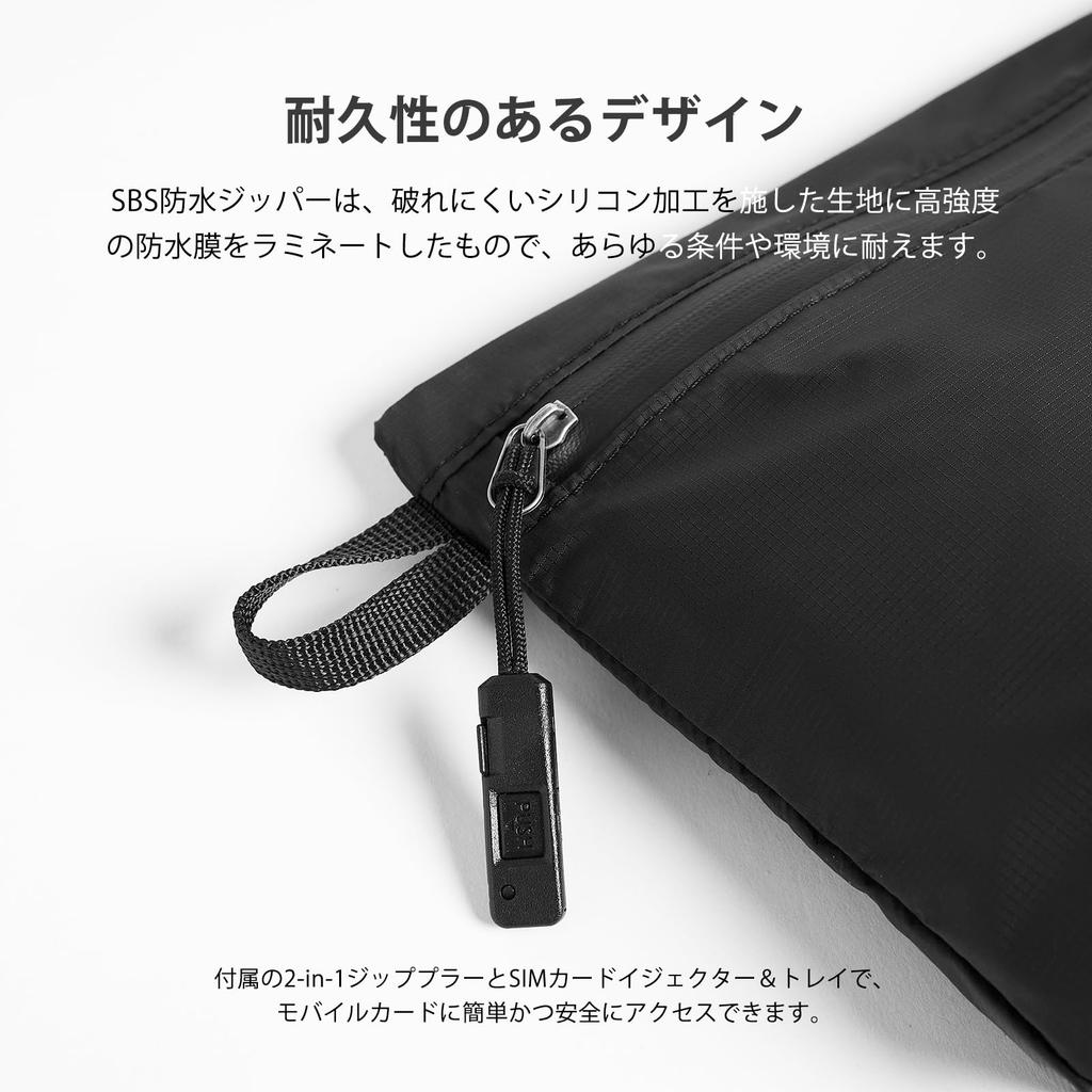 Ультралегкий органайзер NextPacker для гаджетов с отсеком для SIM-карты, многофункциональный дорожный чехол, маленький, тонкий, удобный для путешествий, для бизнеса, на открытом воздухе, 2-в-1 и