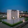 N gauge assembly kit diorama model building railway station hospital facility architecture realistic sculpture hobby suitable collection