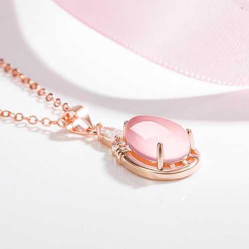 Sace Gems Классический медный сплав Циркон женский кулон ожерелье модный подарок