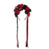 Goth Flower Crowns For Women Gothic Skull Headband Halloween Headband Goth Tassel Headband Day Of the Dead Headband