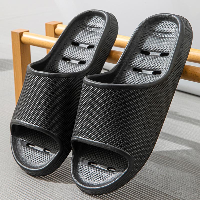 Новые летние женские тапочки для дома, нескользящие, для ванной, для купания, для пар, верхняя одежда, сандалии с толстой подошвой, не пропускающие воду