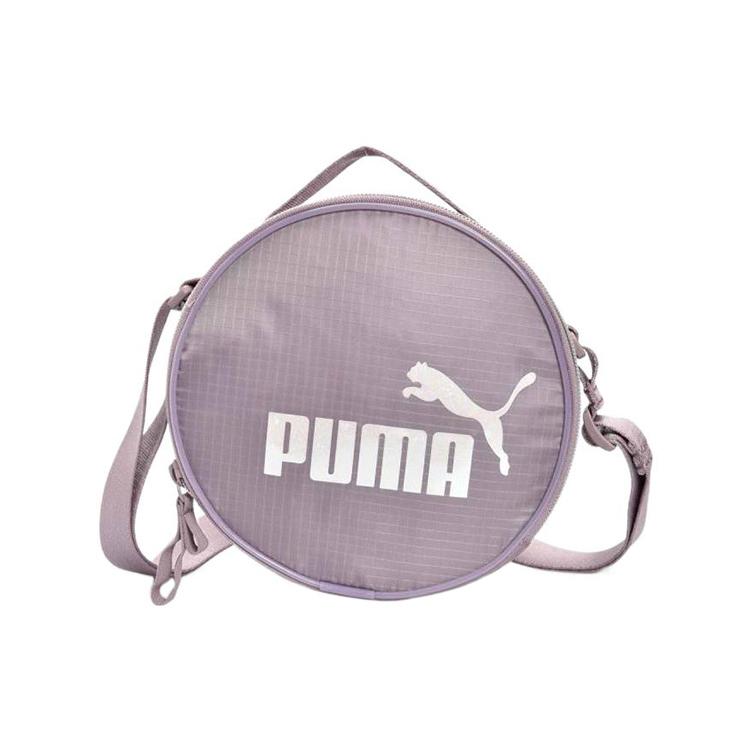 PUMA Polyester Small Round Bag, Shoulder Bag, Crossbody Bag, Handbag Regular Women's Dream Purple 075718-02