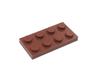 Низкая базовая пластина LEGO-совместимая 2x4 для образовательных строительных блоков