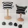 Y2K Slouchy Knitted Beanies Star Woolen Hat Cute Cat's Ears Knitted Hat  Cycling