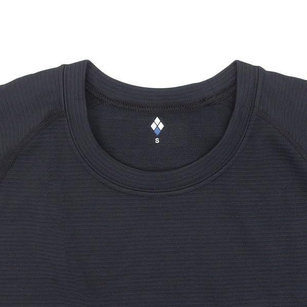 Montbell Geoline Round Neck Shirt M.W., Men’s, Black, Size M