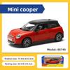 CCA Литой 1/28 BMW Mini Cooper Сплав Модель Автомобиля Звук Свет Дети Мальчик Литая Игрушечная Машинка Коллекция Миниатюрный Автомобиль