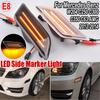 For Benz W204 C-Class 2012 2013 2014 C250 C300 C350 C63 AMG Base Sedan Front Amber Led Fender Side Marker Lights