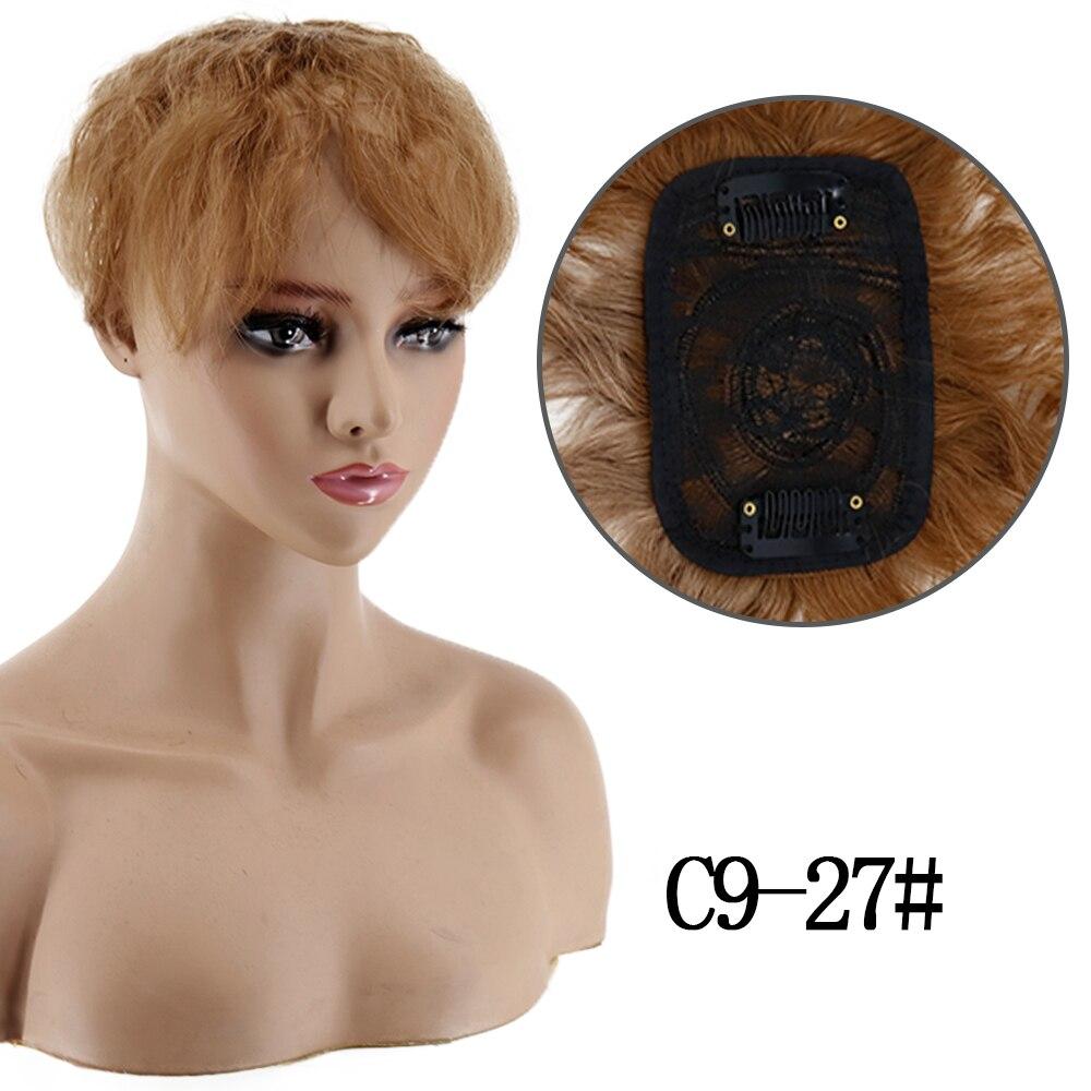 MERISIHAIR Женские 3D воздушные наращивания волос, искусственная бахрома, натуральный парик, клипса на шиньон, светло-коричневые, высокотемпературные парики, повседневная одежда