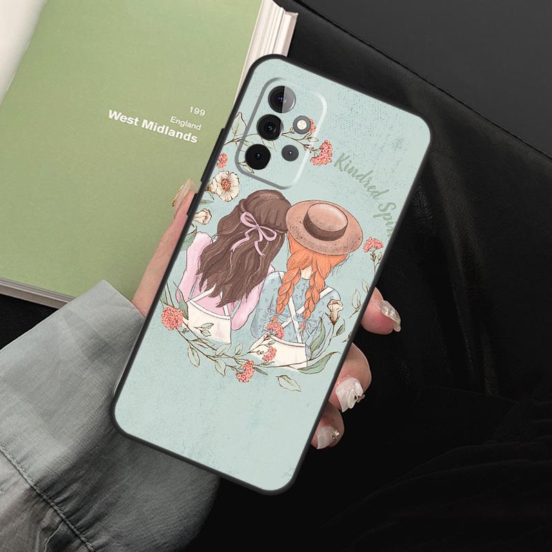 Энн из Зеленых Крыш Для Samsung Galaxy A55 A35 A53 A33 A13 A15 A36 A56 A26 A16 A22 A32 A52 A54 A34 A05 A06 Чехол
