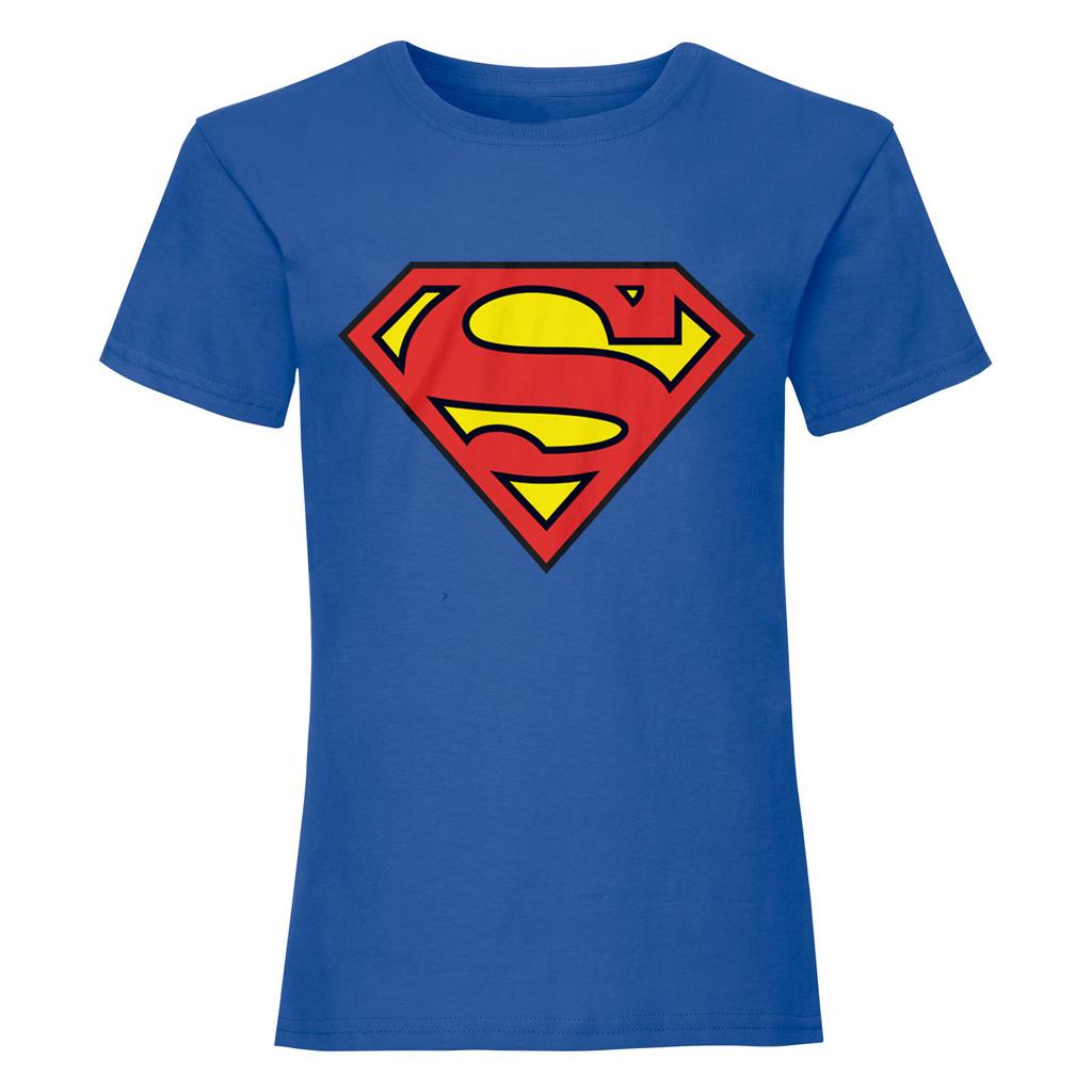 SUPERMAN Unisex Adult Logo T-Shirt