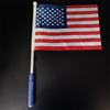 Glowing Flag  Handheld  Holiday Decoration  Vivid Color  LED Luminous Mini American Stick Flag  for Independence Day