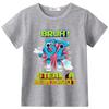 Available: StealABrainrot Kids' Summer Round-Neck Light Short Sleeve T-shirt 63301