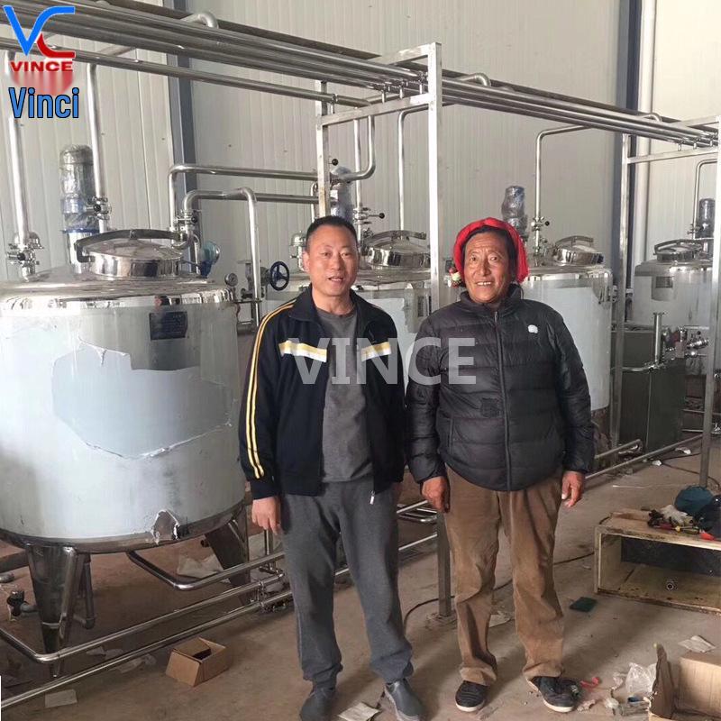 Compact Dairy, Yogurt, and Beverage Production Equipment Customization