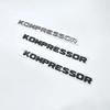 Chrome Black for Mercedes Benz Kompressor Emblem Rear Trunk Badge Lettering Stickers CLK SLK SL CLS ML A B C S R Class Accessori