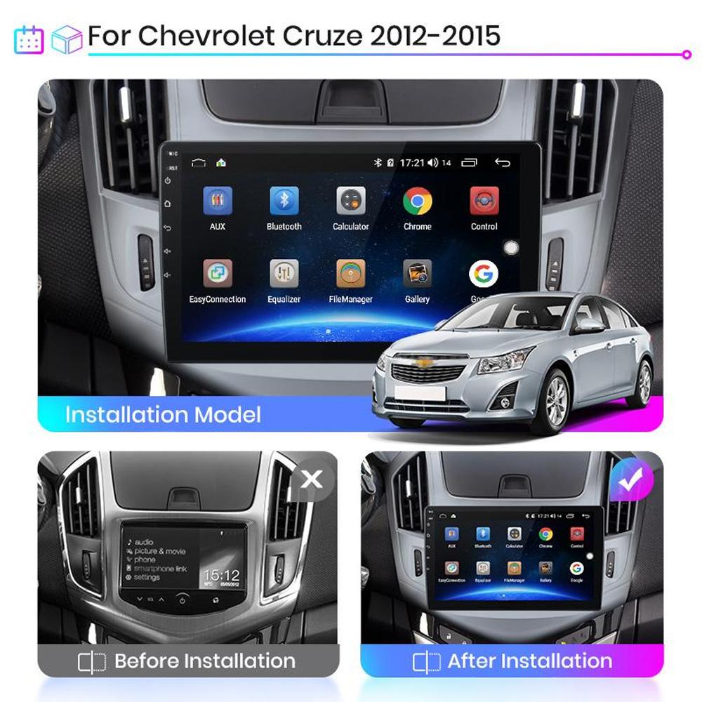 9-дюймовый автомобильный радиоприемник для Chevrolet Cruze J300 J308 2012-2015 Android 11 автомобильный мультимедийный видеоплеер GPS Navigaion 2din головное устройство стерео WIFI 1 + 16 ГБ
