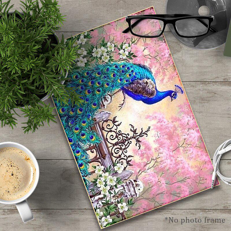 Алмазная вышивка Павлин мультфильм ручная работа алмазная живопись рукоделие вышивка крестом домашний декор