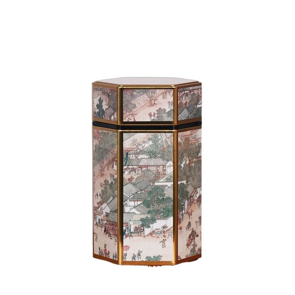Container Tea Set Accessories Hexagonal Empty Tea Organizer Tea Pot Tea Storage Tank Tea Box