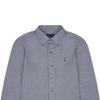 Polo Ralph Lauren Pattern Вышитый воротник с длинным рукавом Рубашка мужская Серая 710718721-011