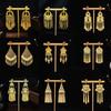 Retro Ethnic Water Drop Leaf Tassel No-Pierce Earrings