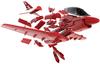 Airfix Quick Build Series Royal Air Force Red Arrow Hawk Assembly Kit QB6018 Plastic Model Pre-painted Block-Type