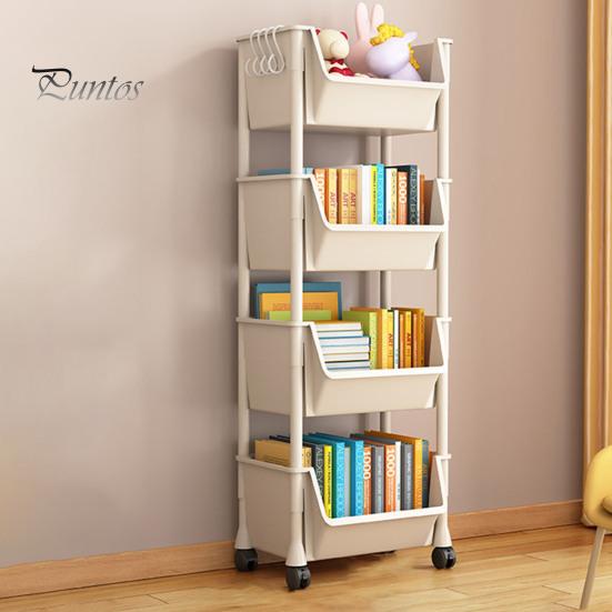 Передвижная стойка для хранения вещей, многофункциональный органайзер для хранения вещей с вращающимися на 360 градусов колесами, тележка, книжная полка, стеллаж для хранения вещей для кухни, ванной, столовой